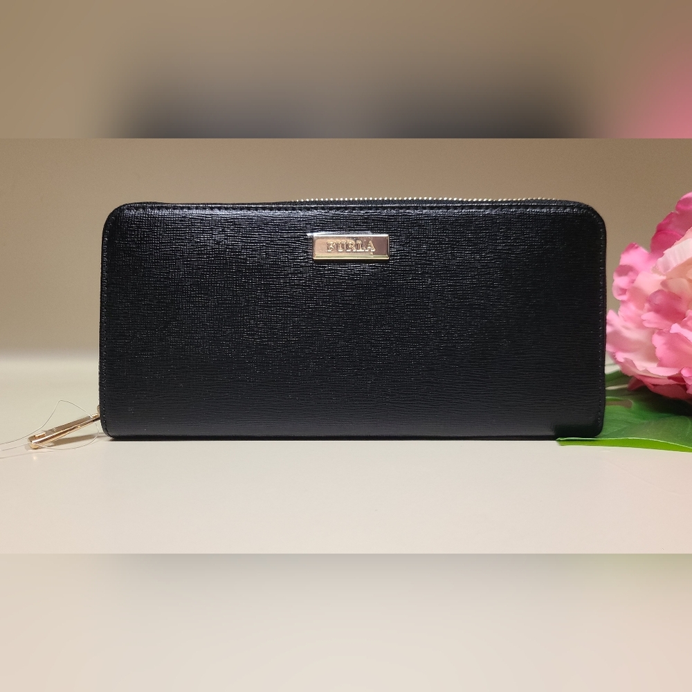 Furla🔥New Luxury Black Long Wallet